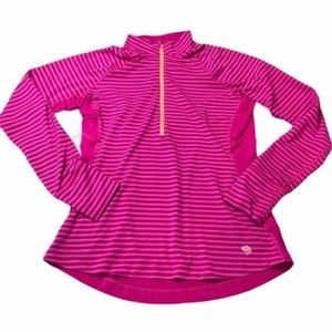 Mountain Hardwear Pink 1/4 Zip Pullover Medium